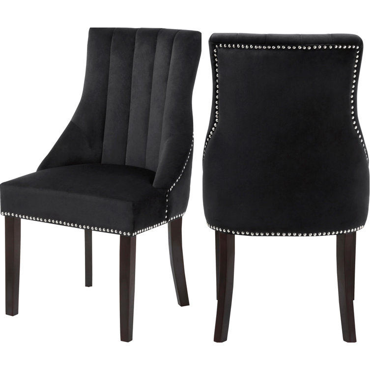 Mercer41 Conna Tufted Velvet Side Chair & Reviews Wayfair